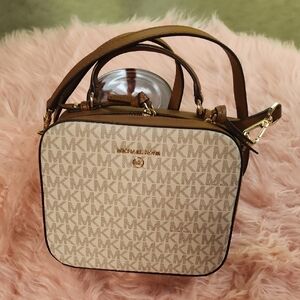 Michael Kors Tan and Brown Women's Bag